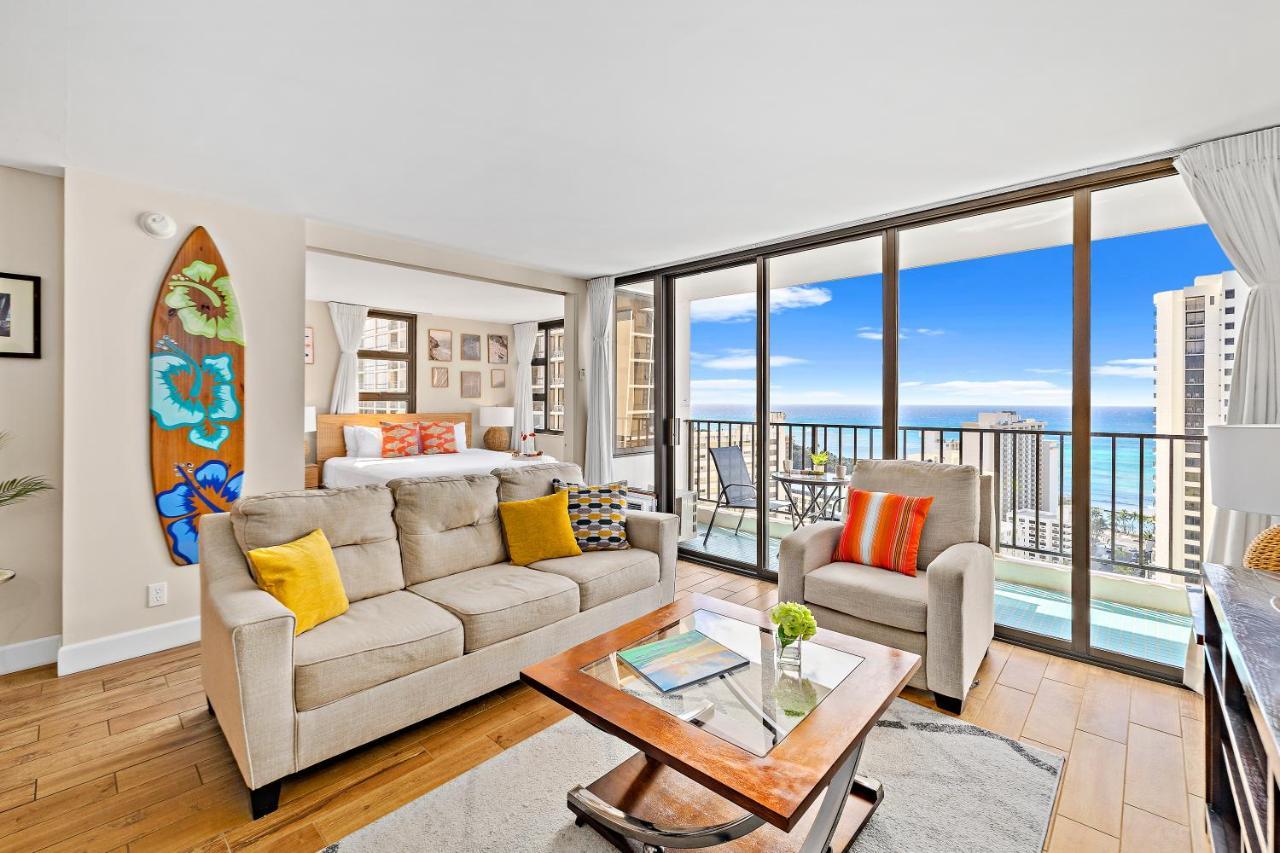 Waikiki Banyan 1Br With Great Ocean Views, Steps To Beach & Parking! Honolulu Extérieur photo