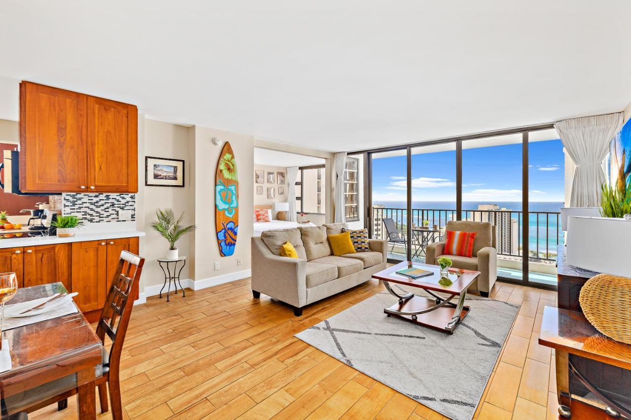 Waikiki Banyan 1Br With Great Ocean Views, Steps To Beach & Parking! Honolulu Extérieur photo
