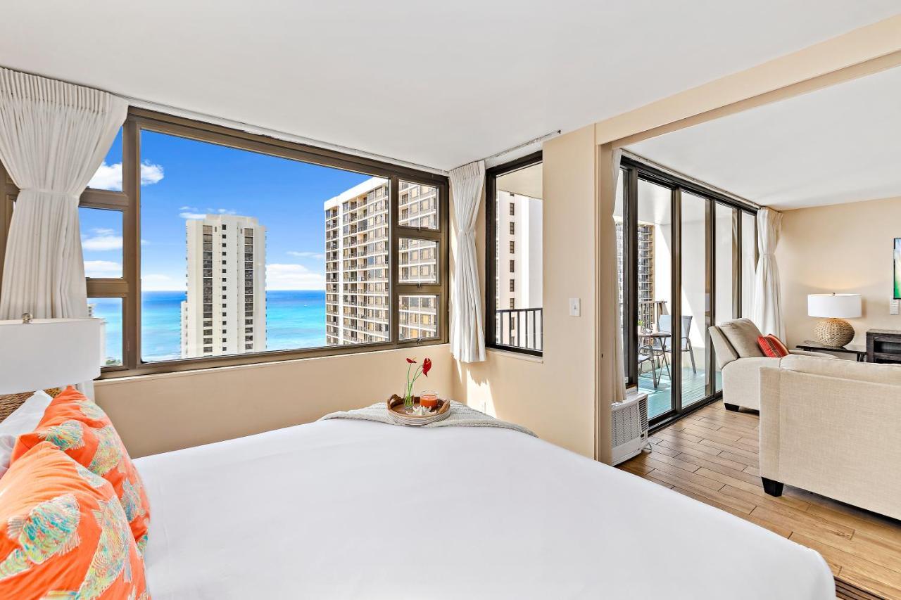 Waikiki Banyan 1Br With Great Ocean Views, Steps To Beach & Parking! Honolulu Extérieur photo