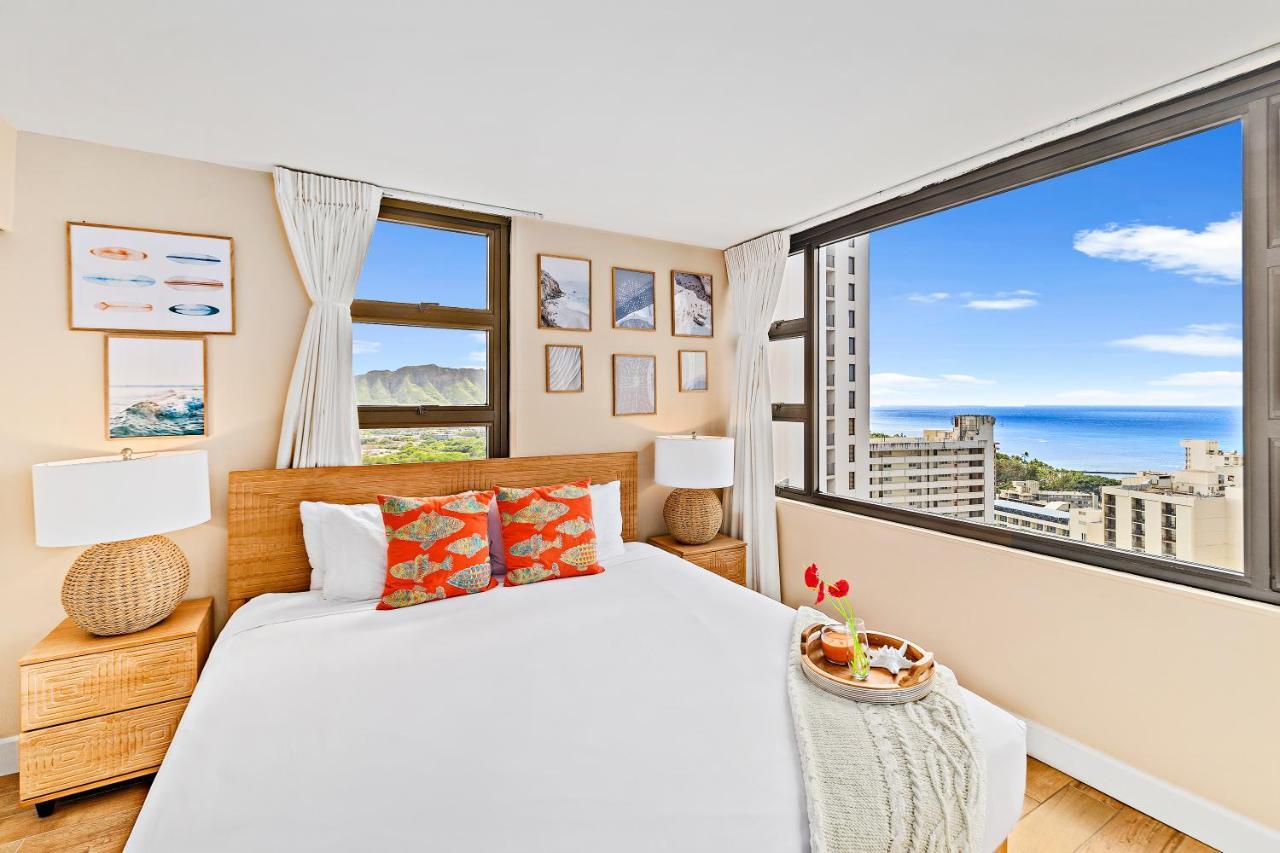 Waikiki Banyan 1Br With Great Ocean Views, Steps To Beach & Parking! Honolulu Extérieur photo